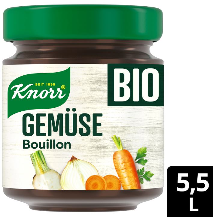 Knorr BIO Bouillon Gemüse Glas