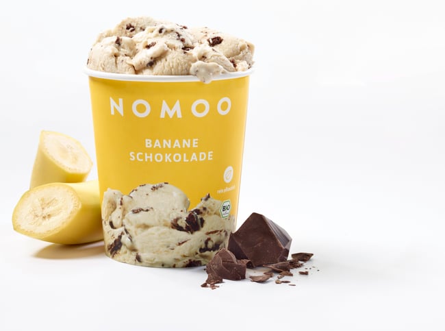 NOMOO BIO Bananen-Schokoladen - Eis VEGAN