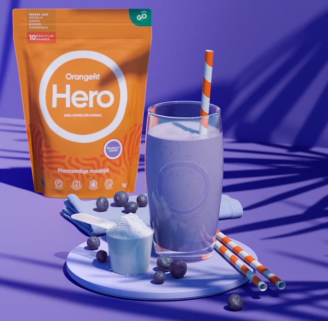 Orangefit Hero Blueberry vegan