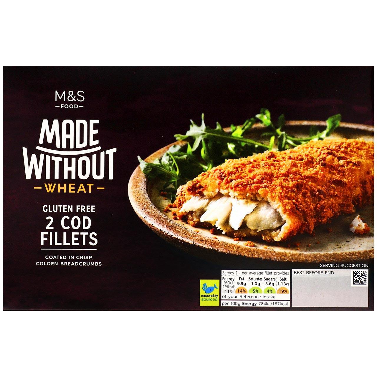 Marks&Spencer 2 Breaded Cod Fillets