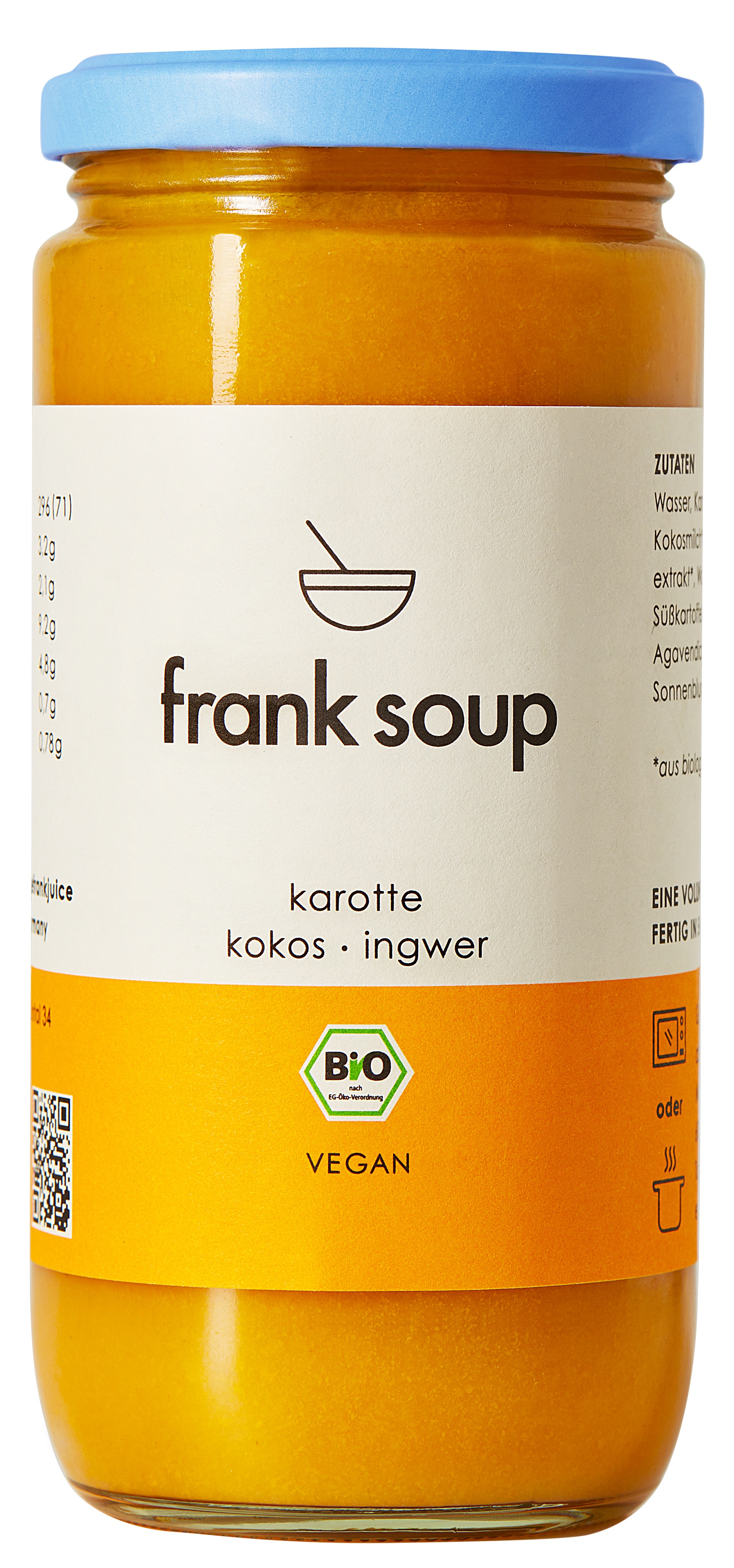 Frank Soup BIO Karottensuppe mit Ingwer
