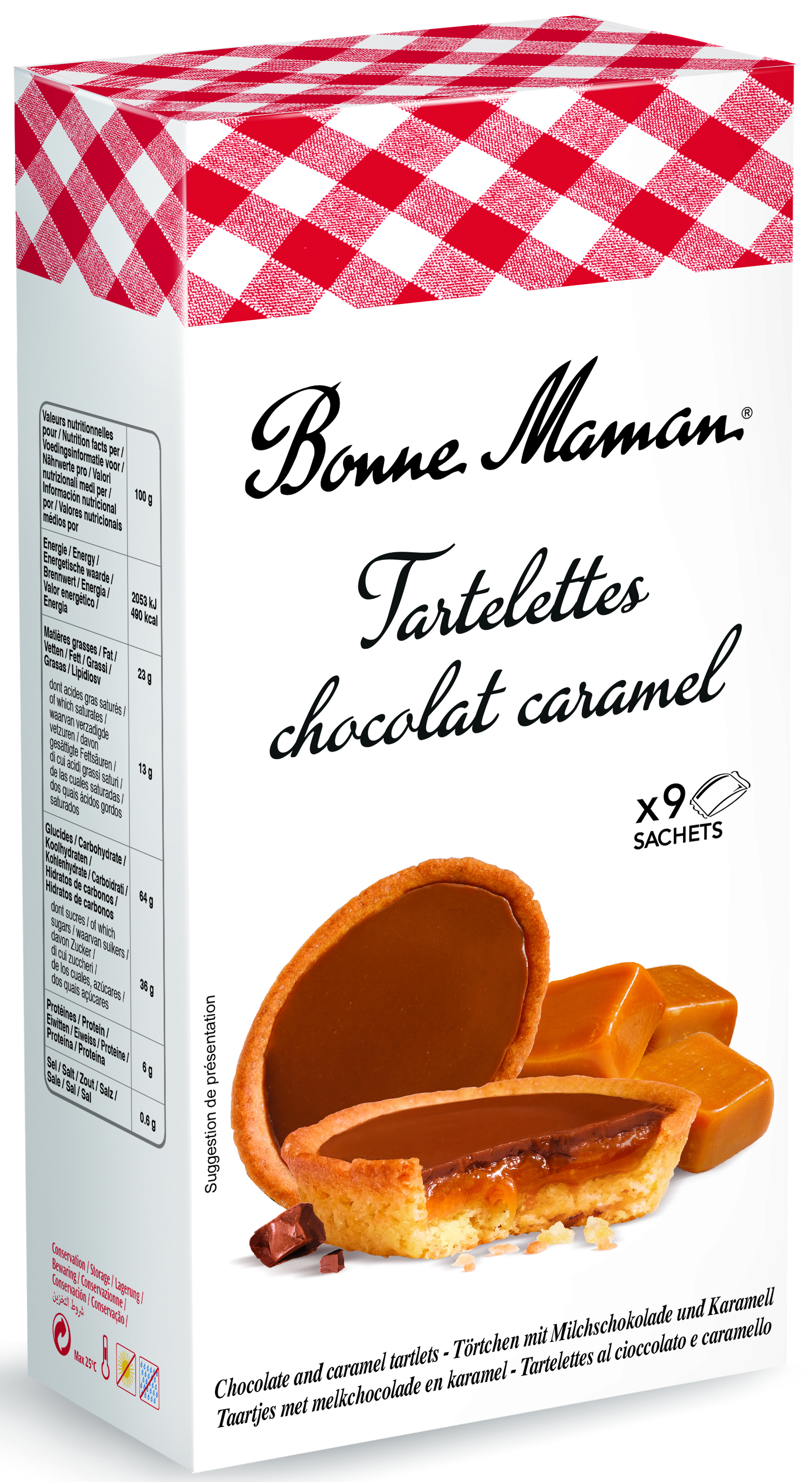 Bonne Maman Tartelettes Chocolate Caramel Bonne Maman Tartelettes Chocolate Caramel