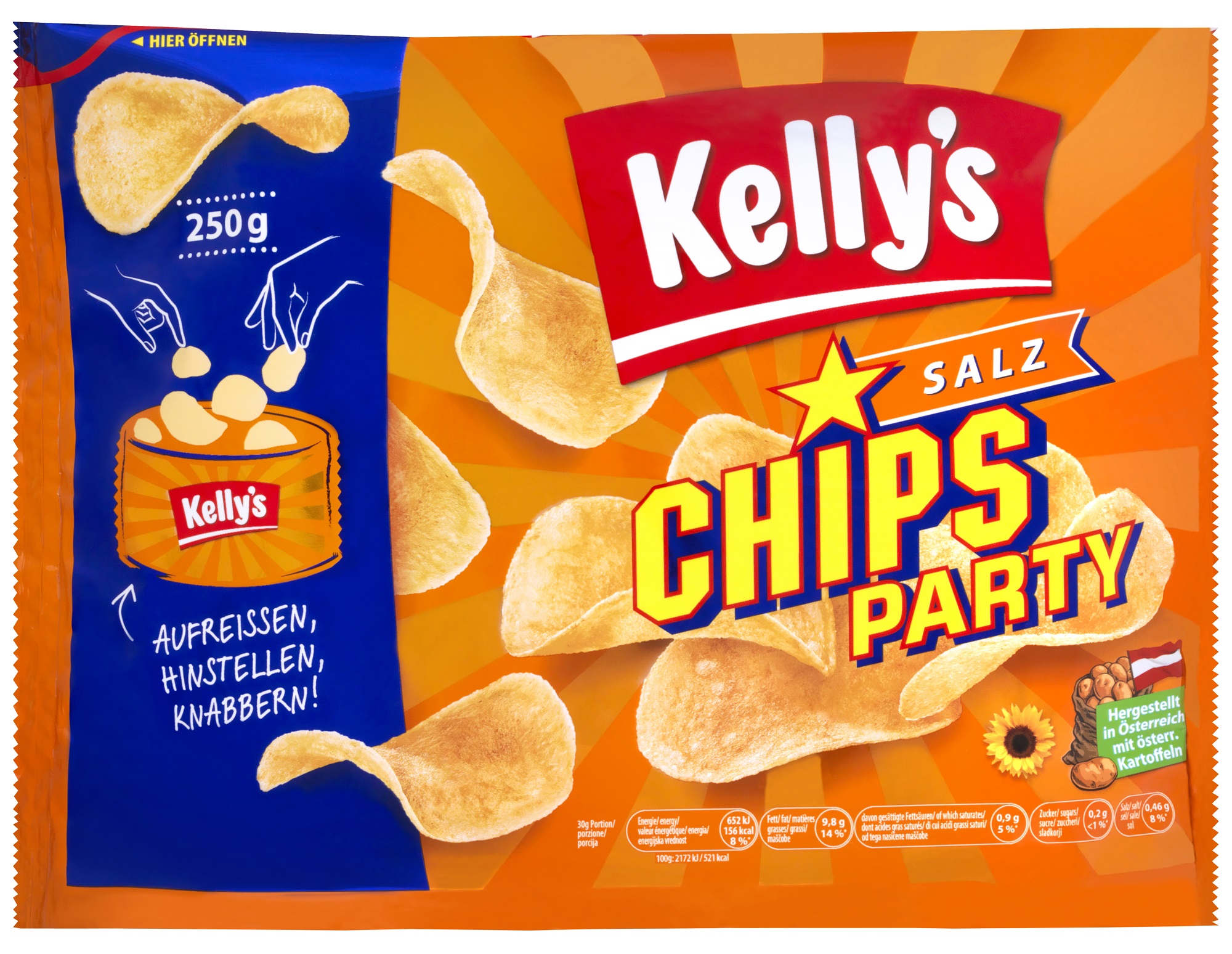 Kelly's Chips-Party Classic Salted