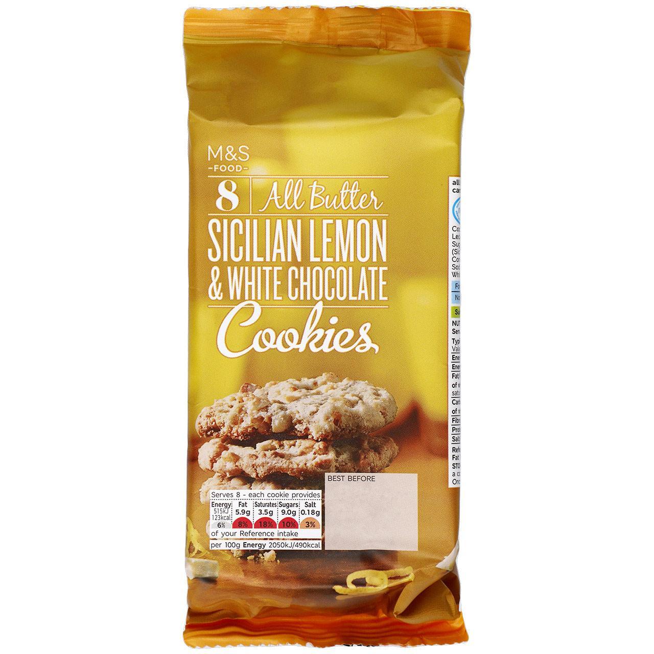 Marks&Spencer Sicilian Lemon & White Chocolate Cookies