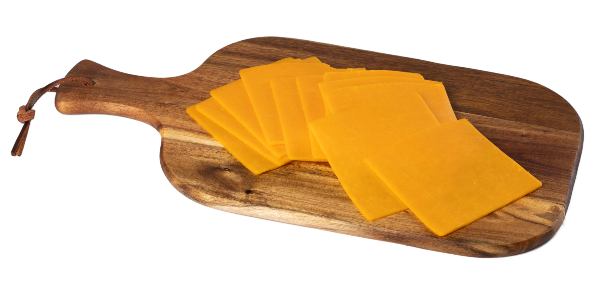 Cheddar Käse frisch aufgeschnitten