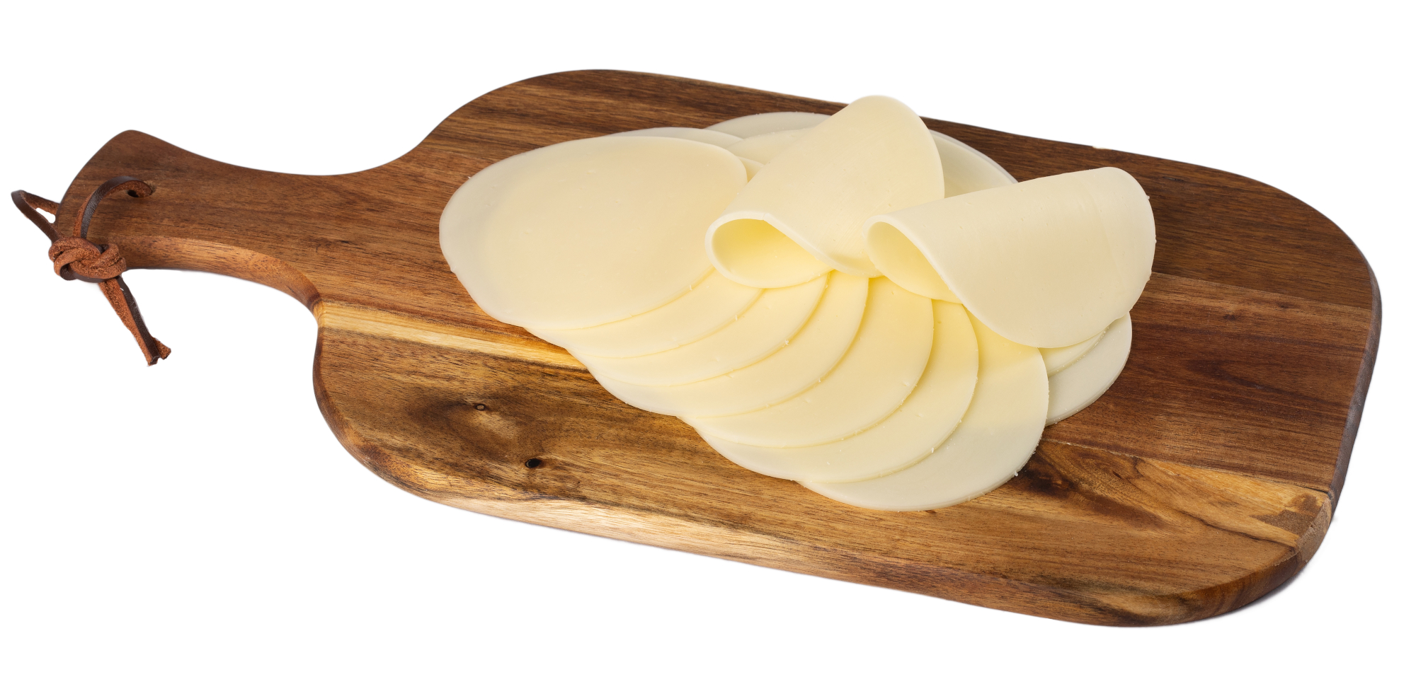 Provolone Käse - frisch aufgeschnitten