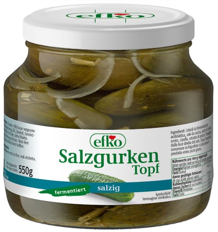 Efko Salzgurken Topf