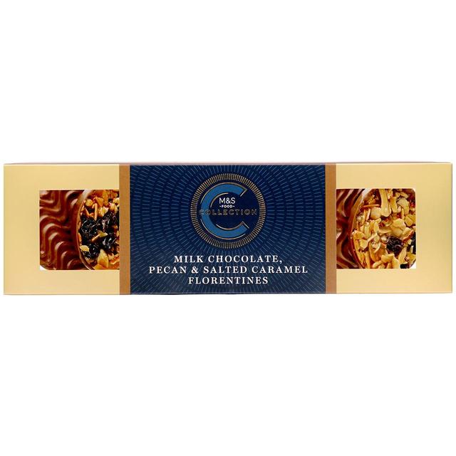 Marks&Spencer Milk Chocolate, Pecan & Salted Caramel Florentines