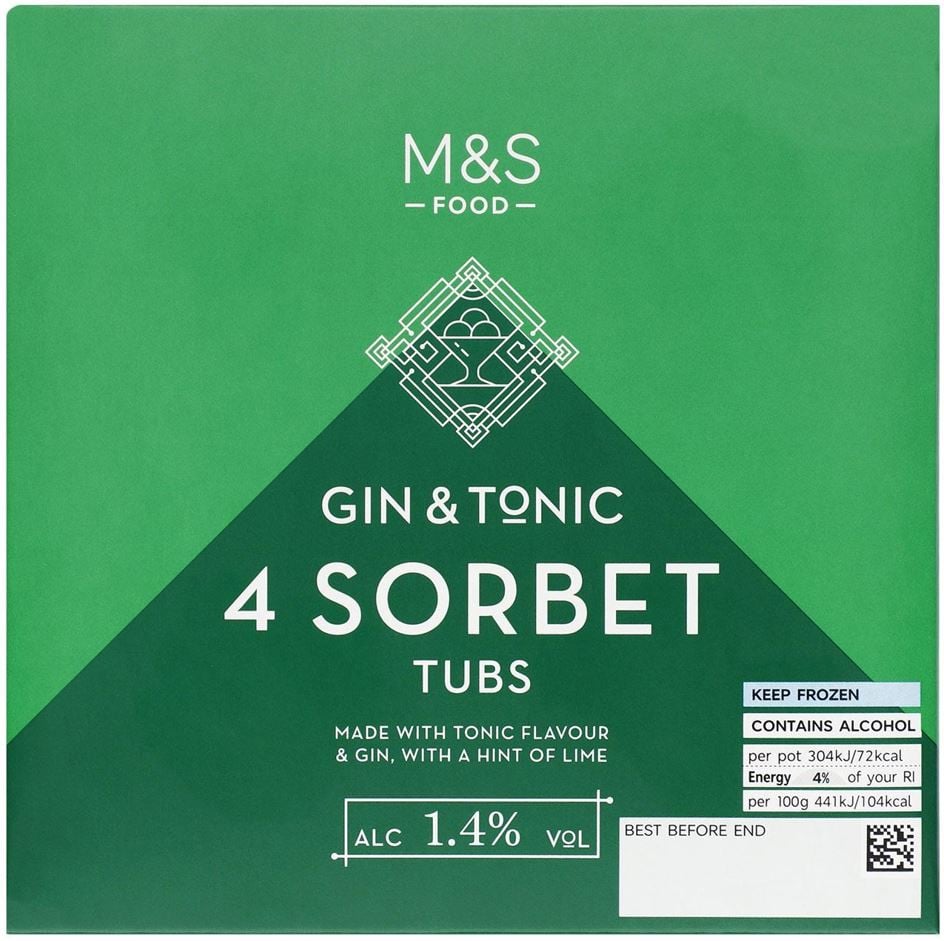 Marks&Spencer Gin&Tonic Sorbet