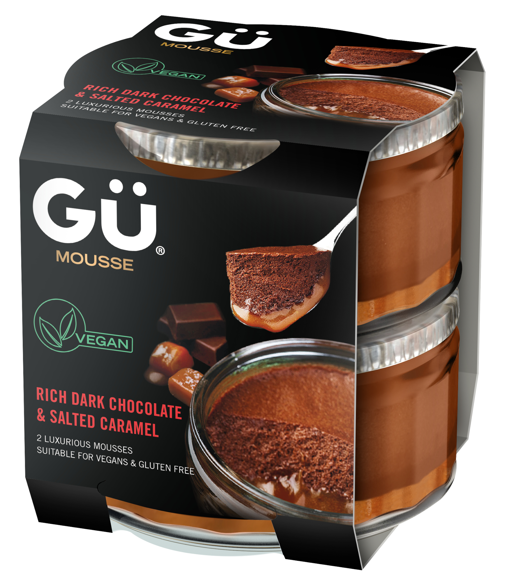 GÜ Vegane Chocolate Mousse Salted Caramel