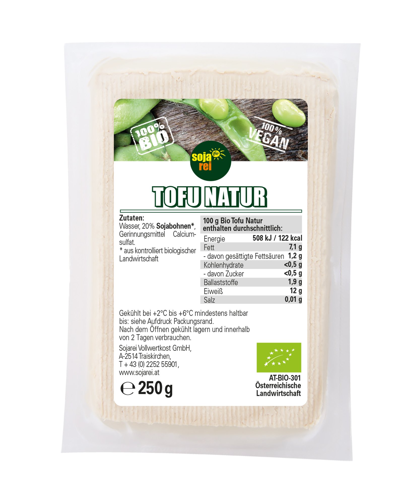 Sojarei Bio Tofu Nature