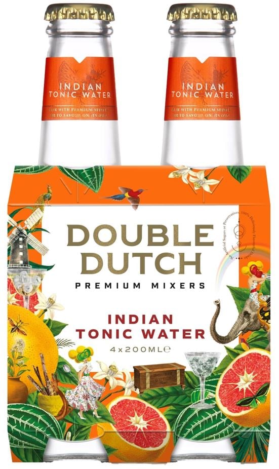 Double Dutch Indian Tonic Water 4x200ml