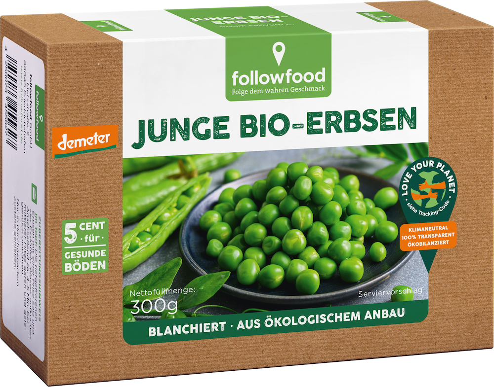 followfood BIO Junge-Erbsen