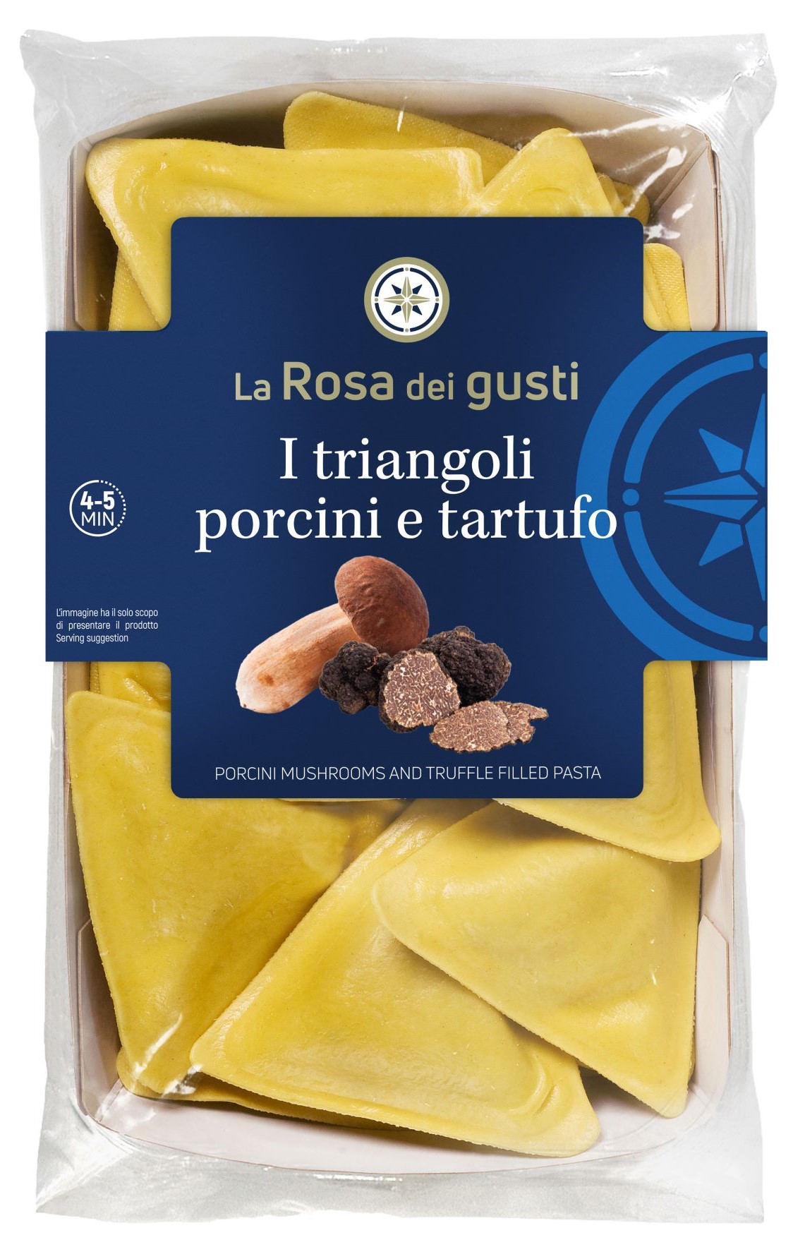 La Rosa dei gusti Triangoli Porcini e tartufo