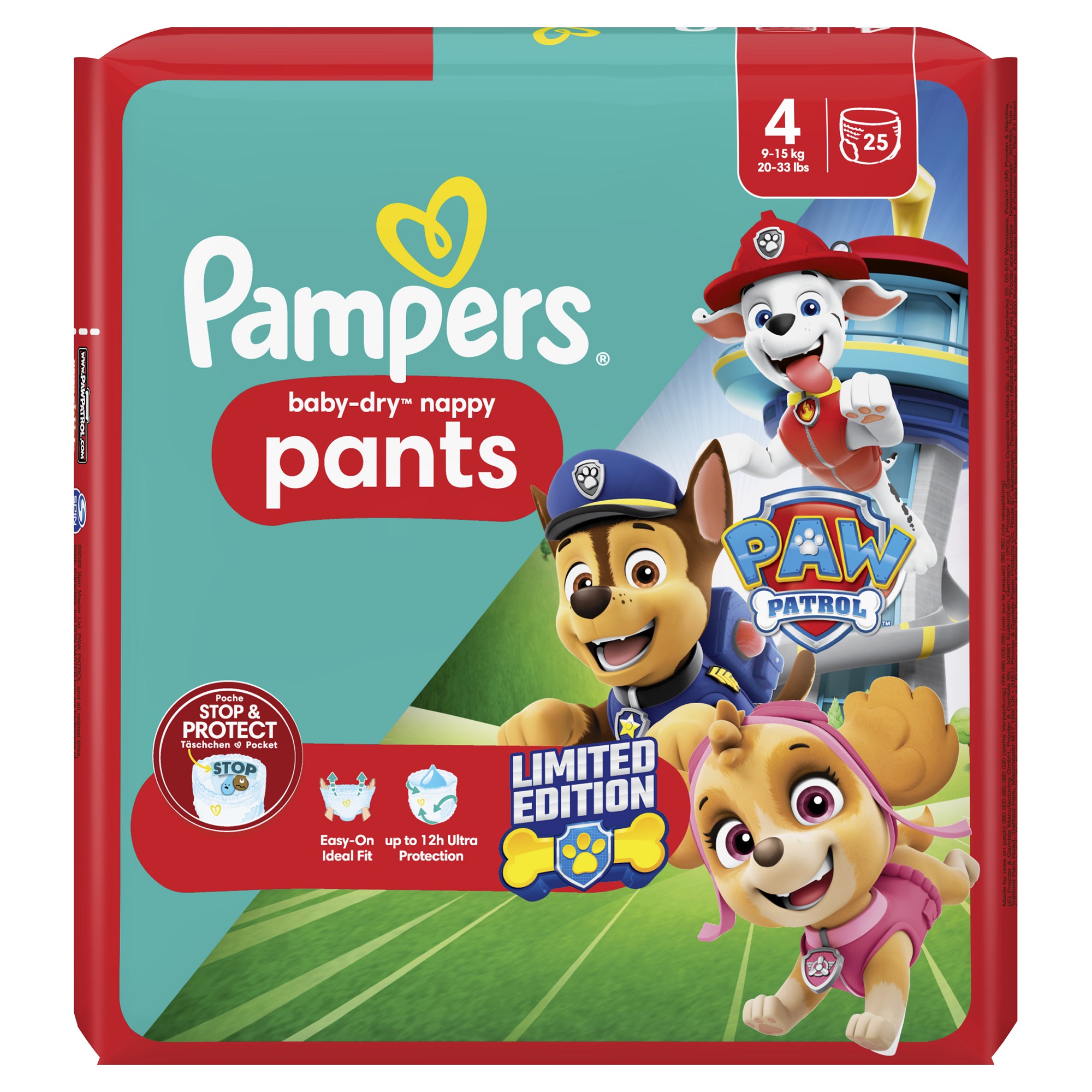 Pampers Baby Pants Baby Dry Paw Patrol Edition (Größe 5) für 45,65