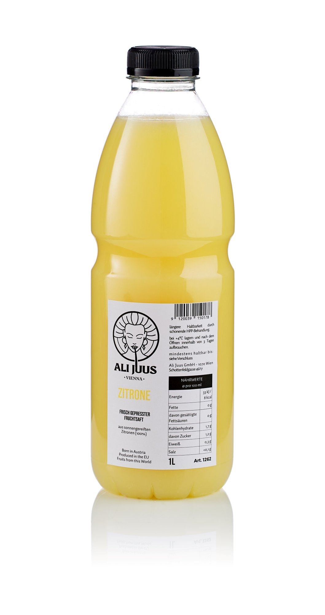 Ali Juus Zitronensaft 100 frisch gepresst gekühlt