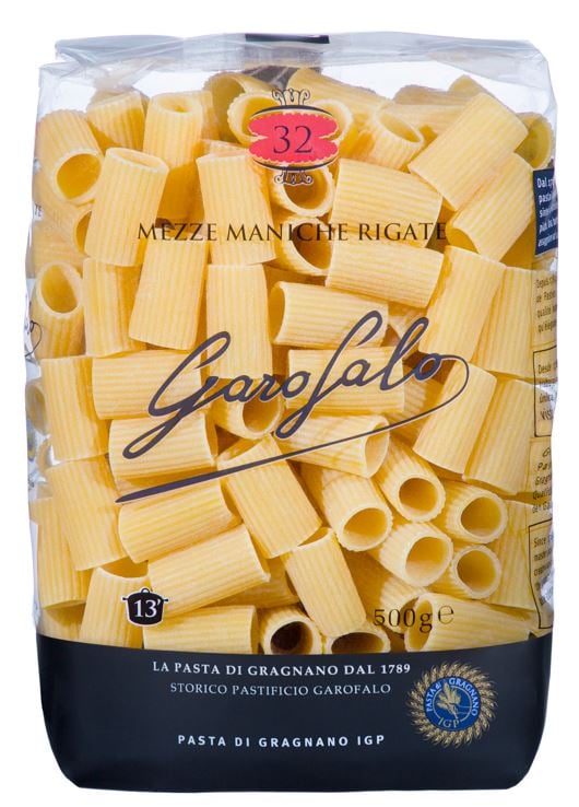 Garofalo Pasta Mezze Maniche Rigate, 16 Oz. (Pack of 12) main image 0
