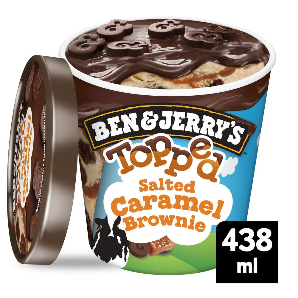 Ben & Jerry's Salted Caramel Brownie Kalorien Ben & Jerry´s Topped Salted Caramel Brownie