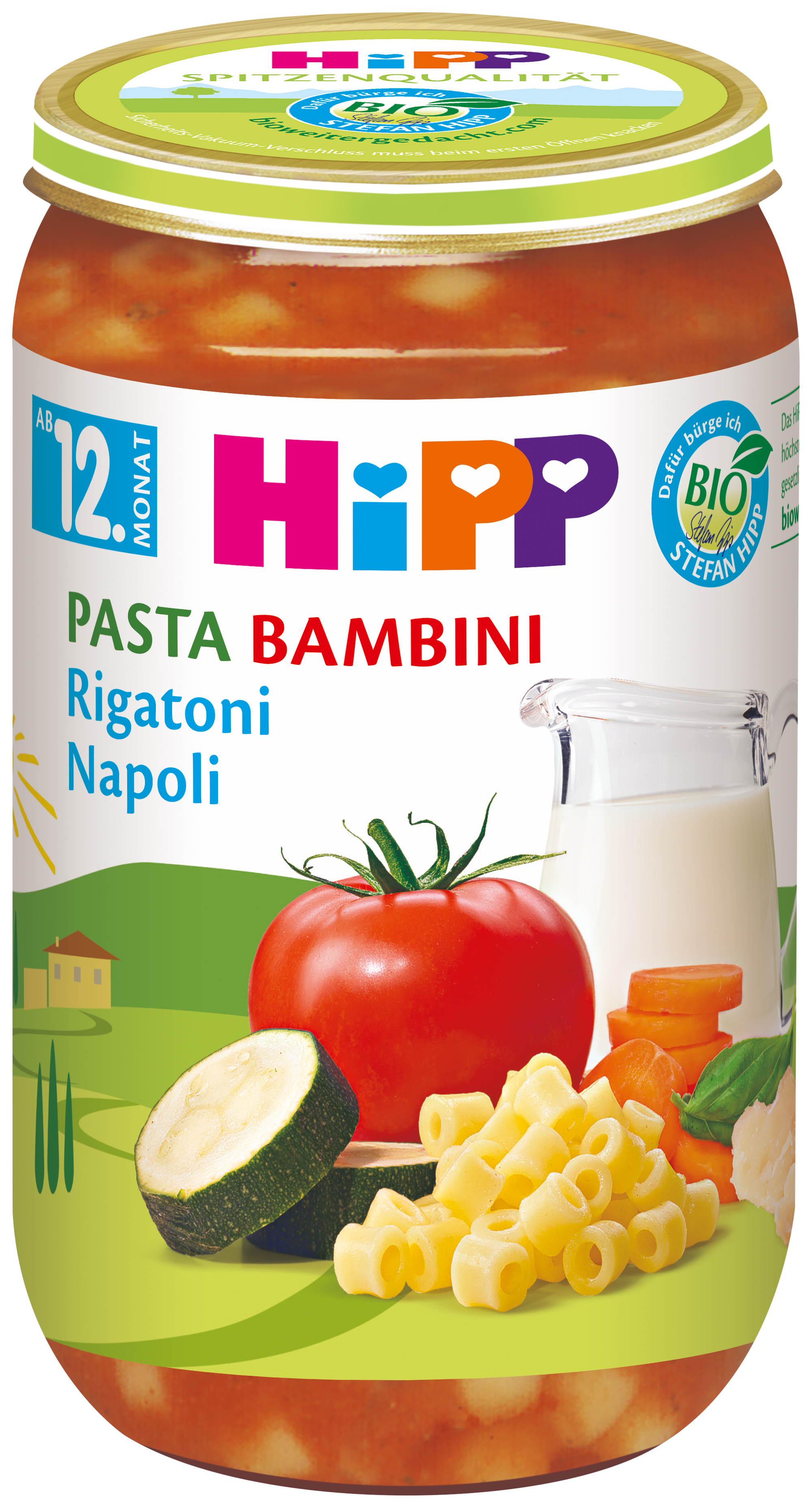 HiPP Pasta Bambini - Rigatoni Napoli