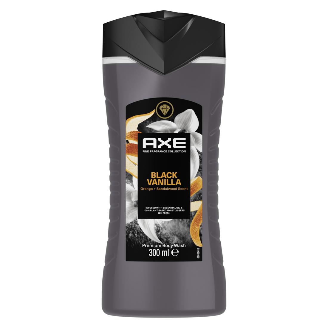 Axe Shower Gel Fine Fragrance Black Vanilla