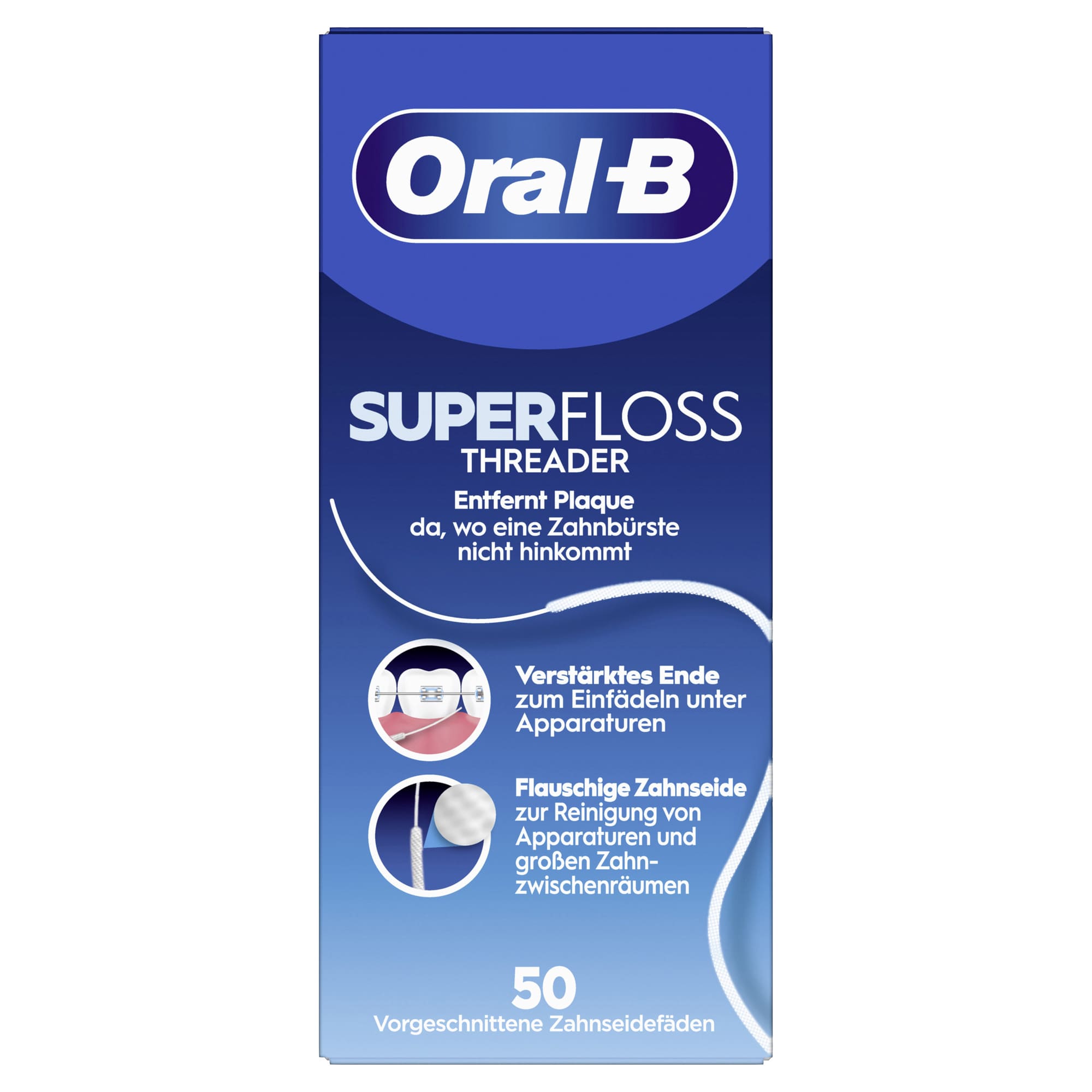 Floss Threader Seda Dental Superfloss Oral B Ortodoncia Oral B