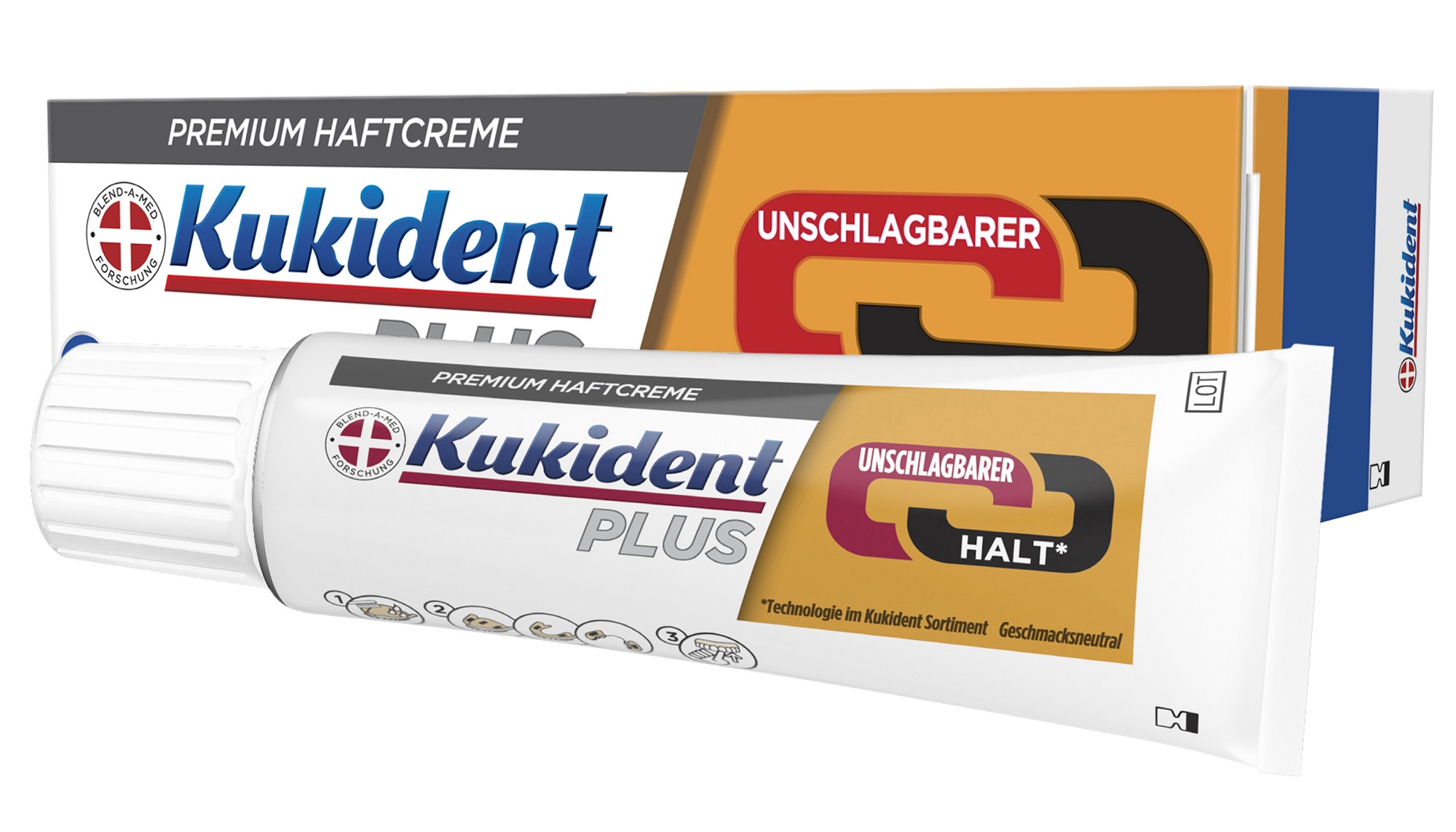 Kukident PremiumHaftcreme Unschlagbarer Halt