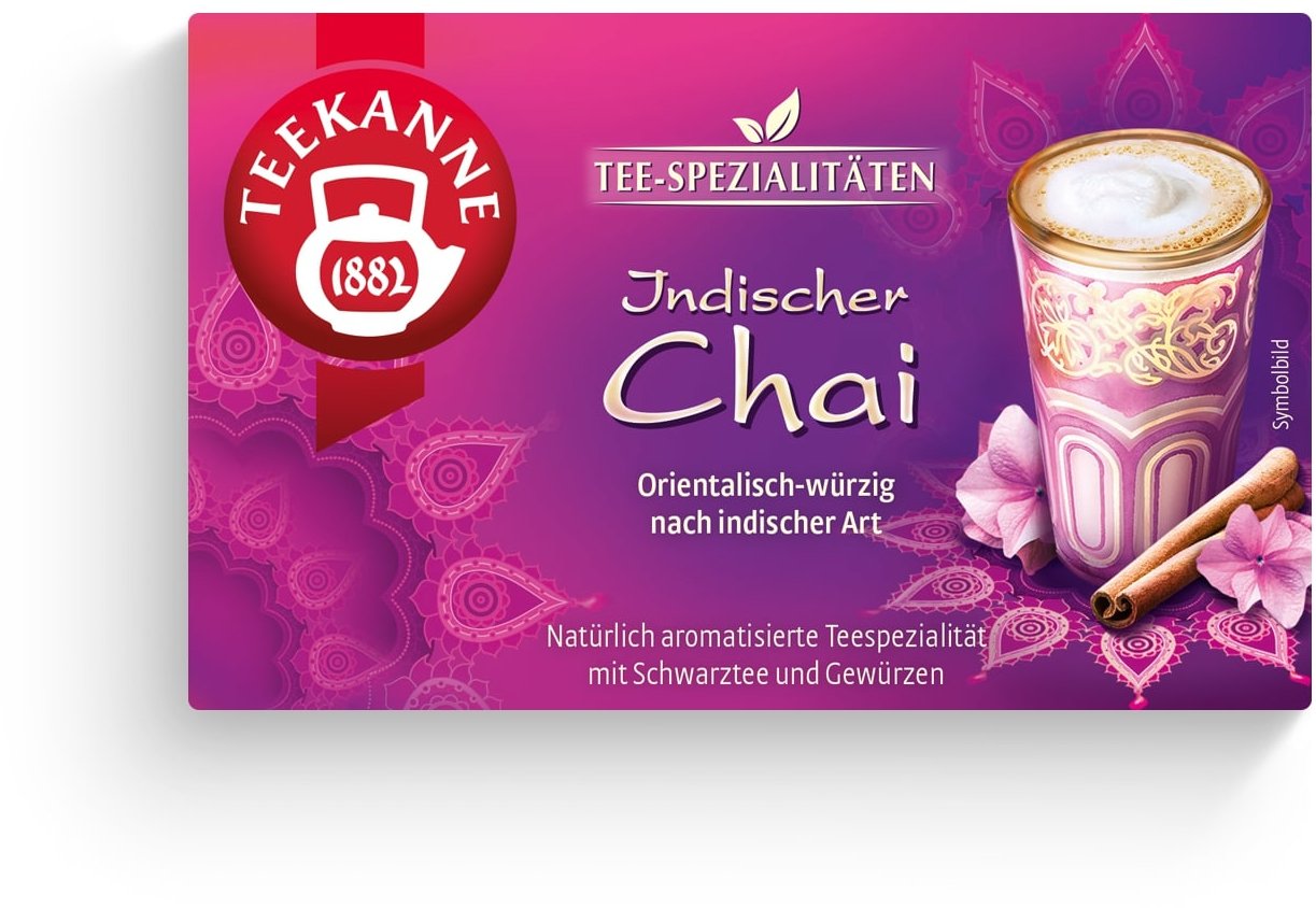 Teekanne Tee-Spezialitäten Indischer Chai Teebeutel