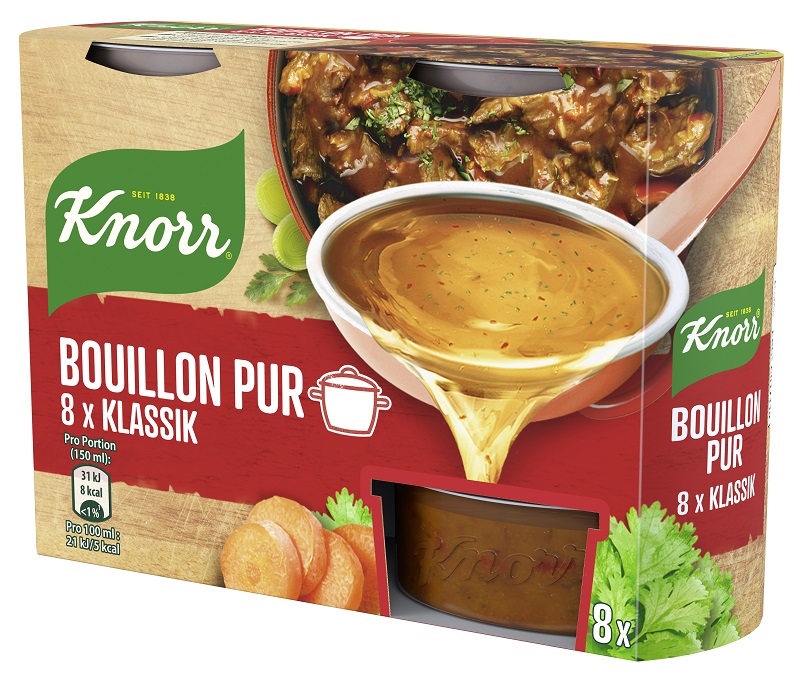 Knorr Bouillon Pur mit Rind