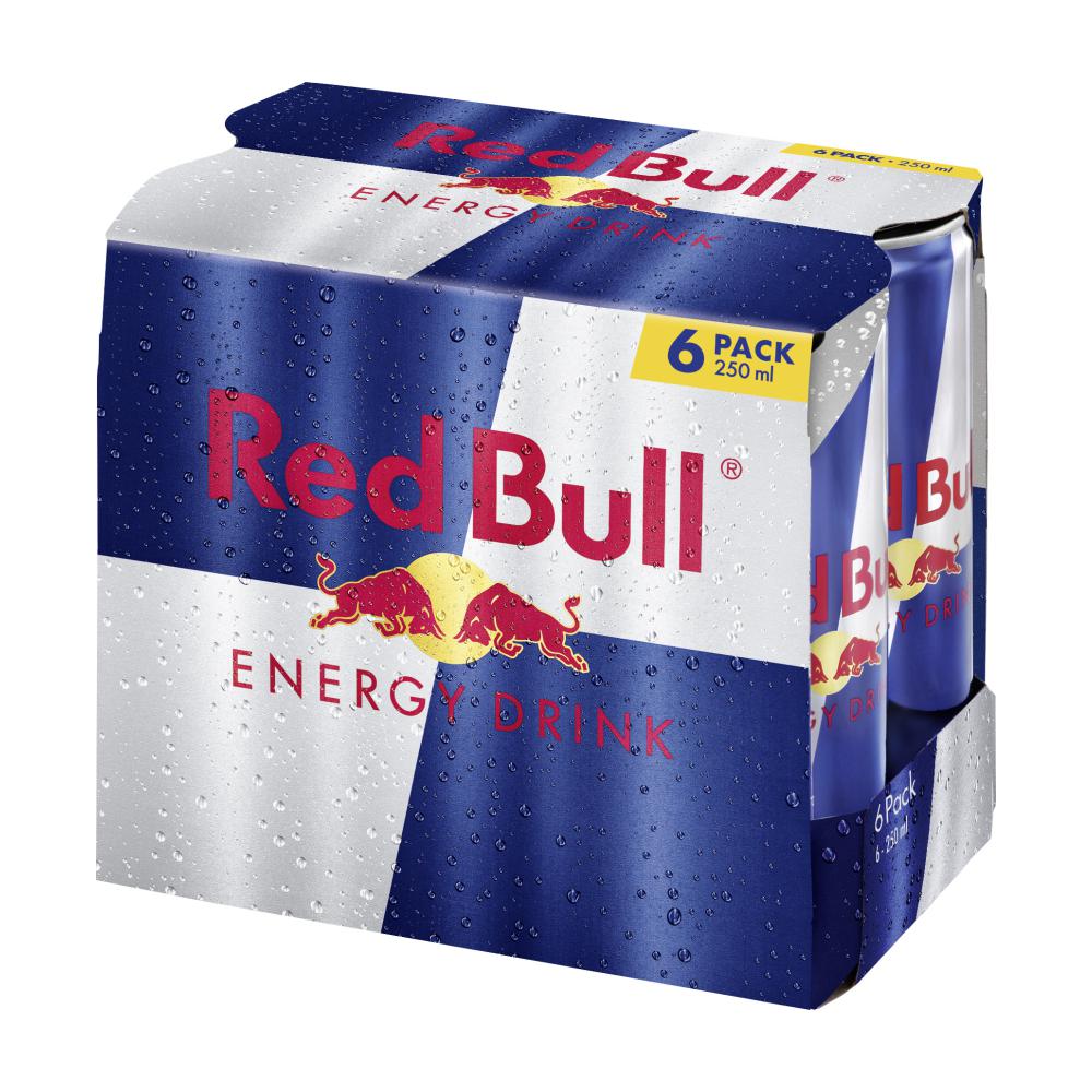 Red Bull Energy Drink im 6erPack (0.25l Dose)