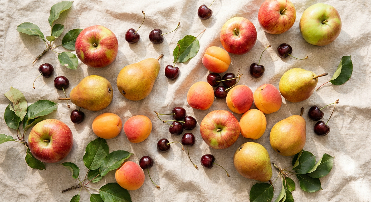 Fresh juicy apricots from Austria