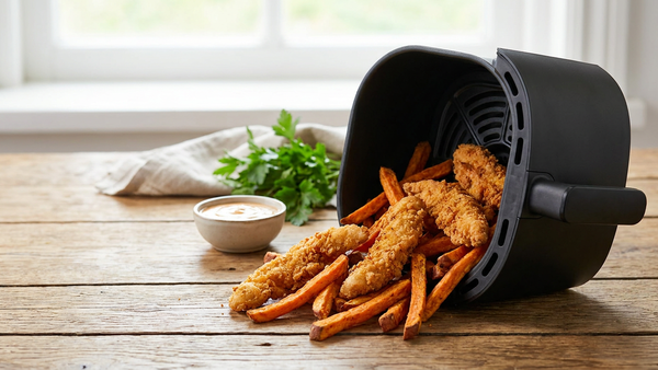 Crispy dishes from the air fryer