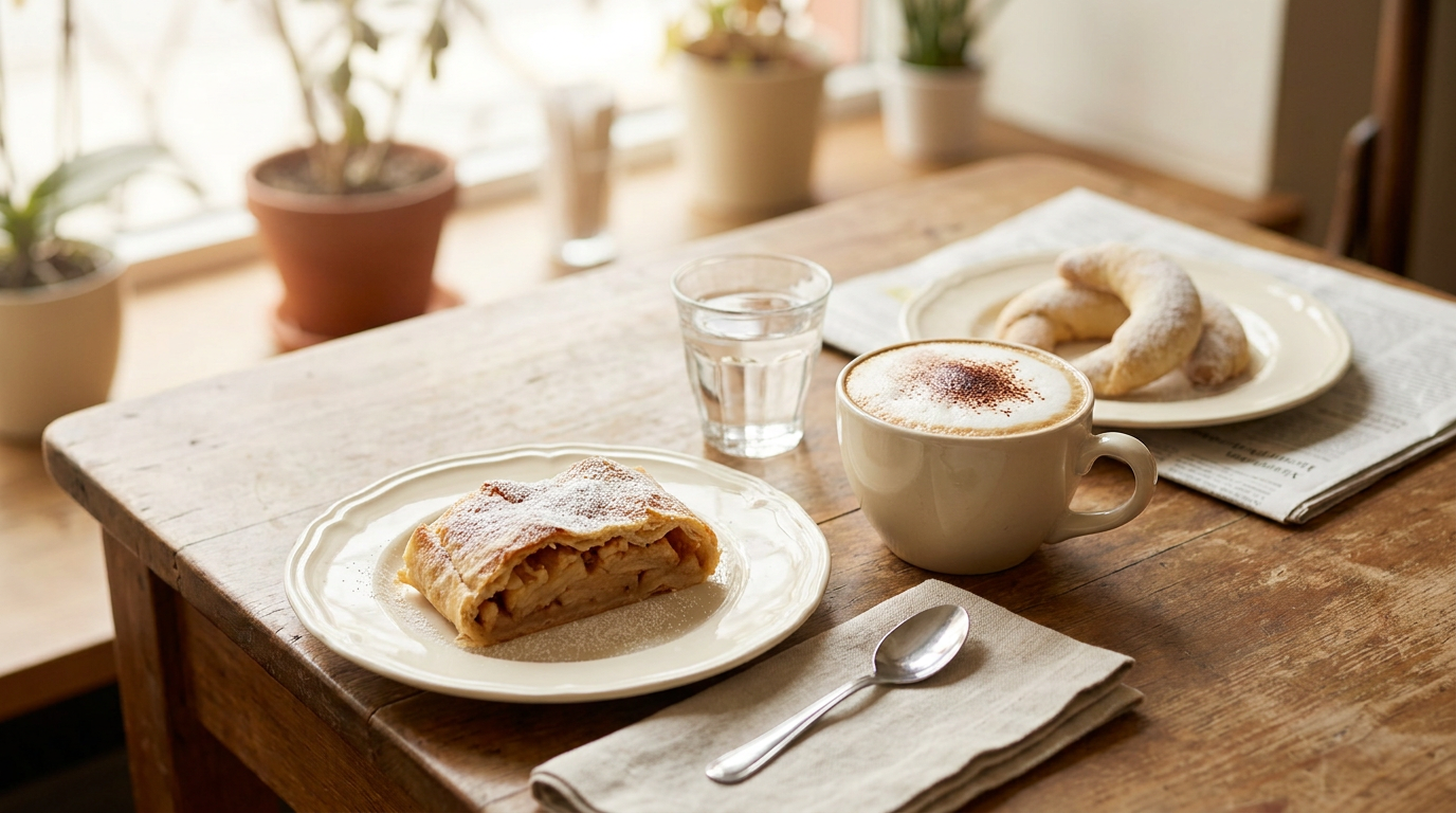 Wiener Kaffee und Mehlspeisen für den Sonntagnachmittag